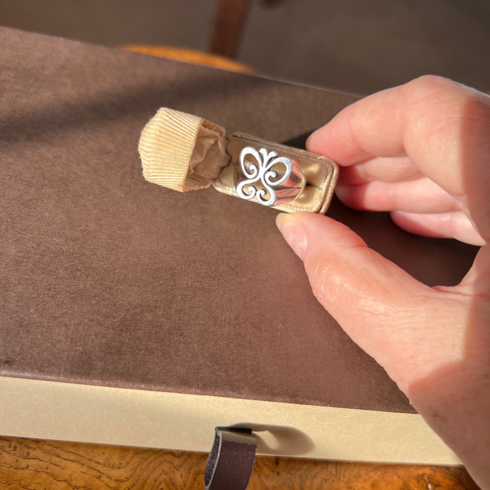James Avery retired butterfly ring